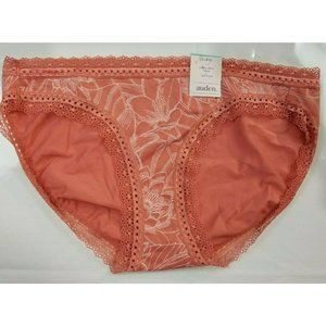 Auden Bikini Light & Airy Cotton Blend Underwear Size L (12-14)